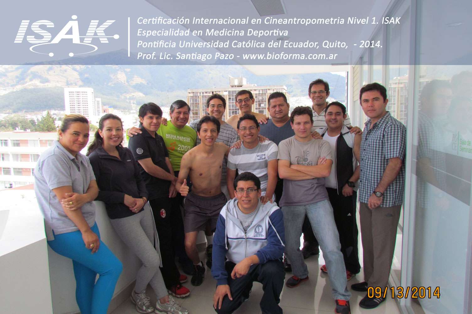 ISAK Nivel 1: Ecuador, Quito. Septiembre 2014
